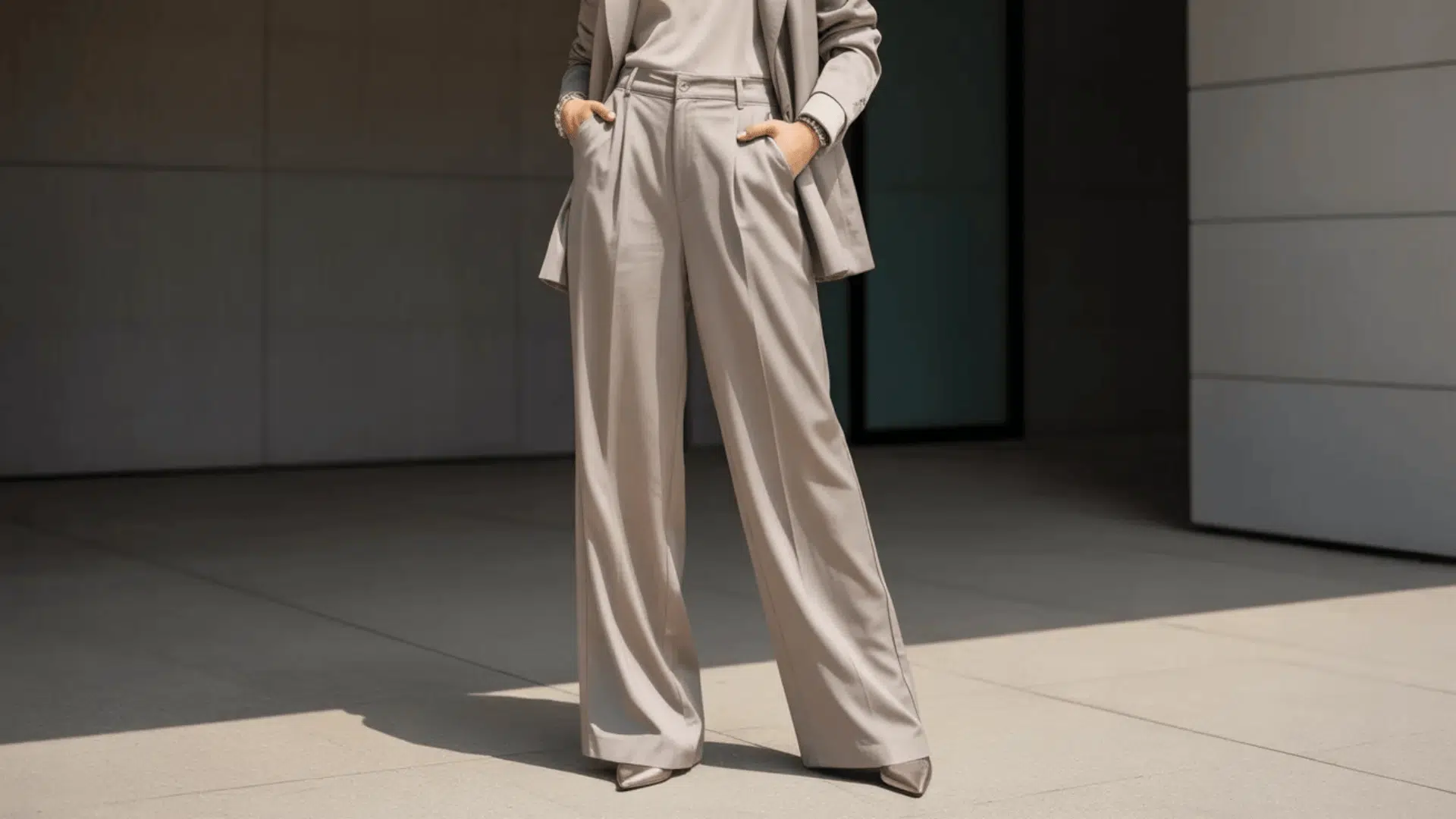 how to style wide leg pants