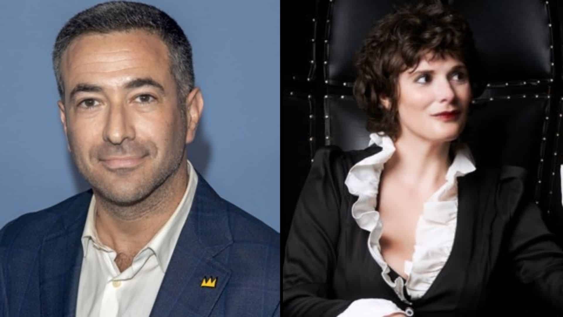 Ari melber alongside .drew grant in a side by side image showing portraits of both individuals