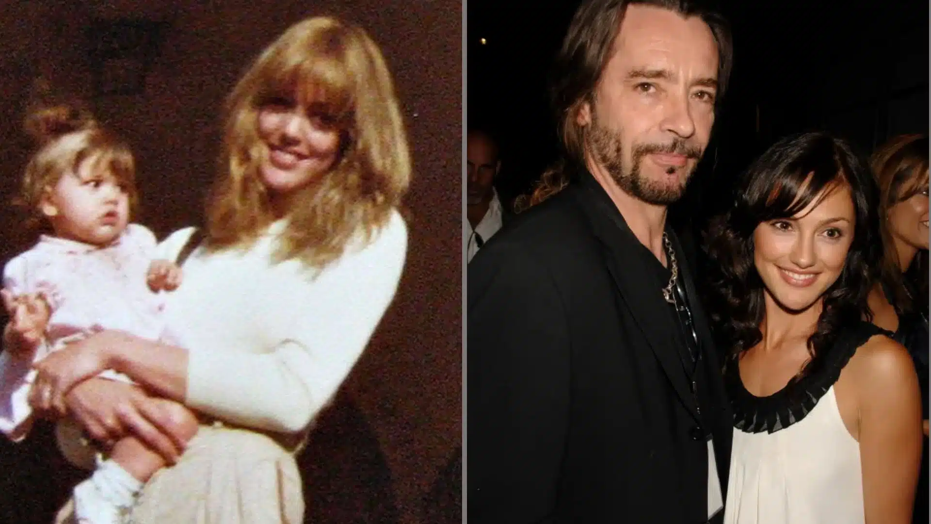 Minka-kelly-with-her-mother-and-father-family-and-childhood-photo