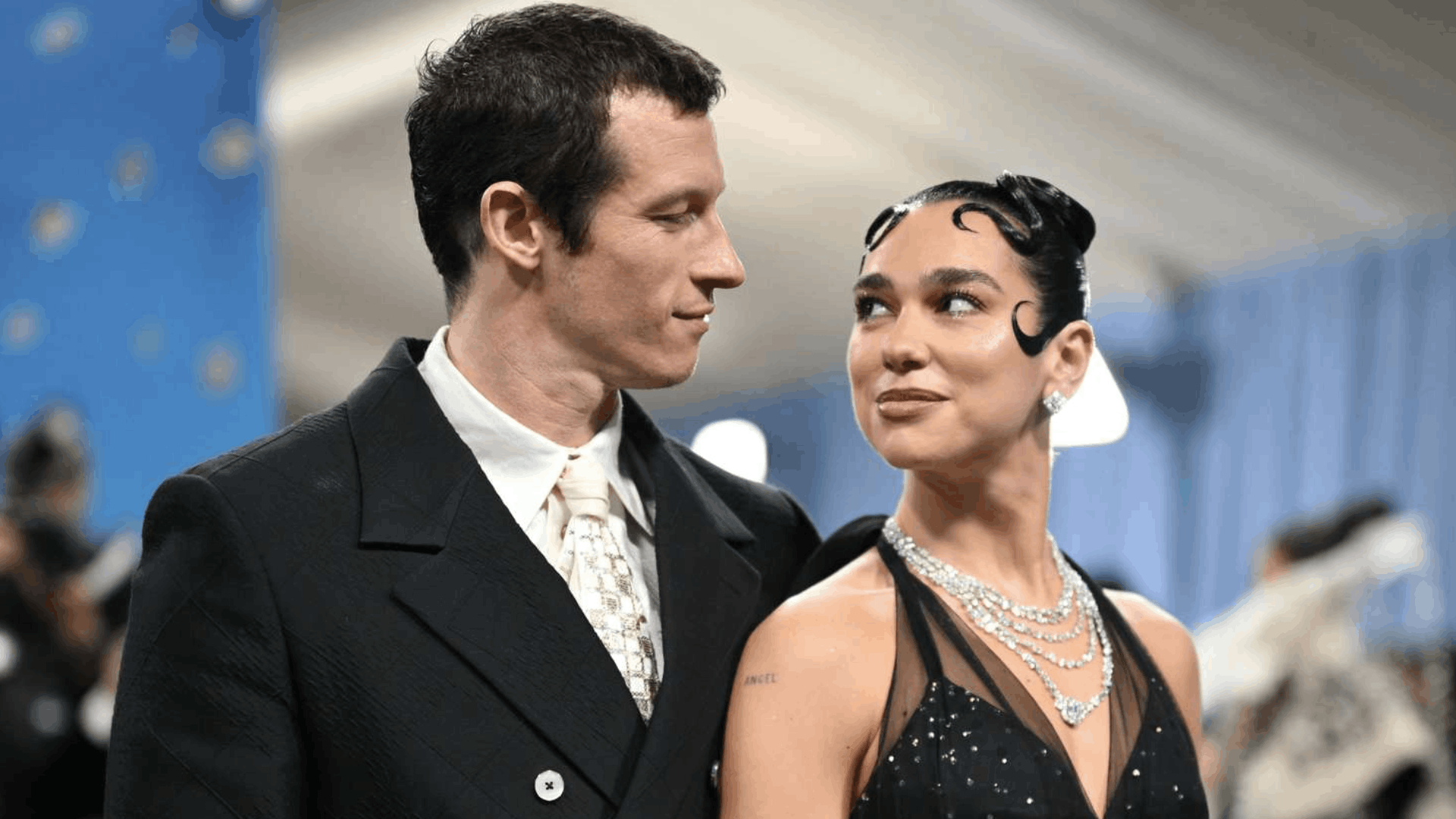 Dua Lipa and Callum Turner attending a Met gala together