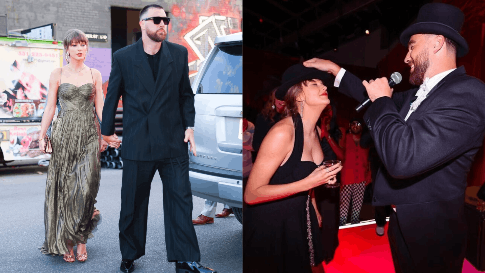 Taylor Swift and Travis Kelce attend events together, from red carpets to intimate celebrations.