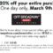 Off Broadway Shoes Launches Friends & Family Sale on 3/9/2013. ONE Day Only!